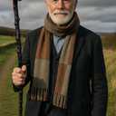 Biddy Murphy Irish Blackthorn Wood Shillelagh Walking Stick, Handmade in Ireland, High Gloss Painted Finish with Gift Box – Natural Variation in Handle and Thorns, Differ from Image