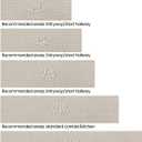 DEXI Thin Hallway Runner Rug 2x7, Non Slip Entryway Rugs, Beige White, 24" X 84"