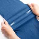 AFITNE Womens High Waisted Stretchy Pull On Flare Jeans Trendy Fashion Cute Bootcut Denim Like Jeggings (Blue, S)