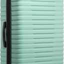 U.S. Traveler Boren Expandable Hardside Rugged Travel Luggage with 8 Spinner Wheels, Mint, Checked-Large 30-Inch