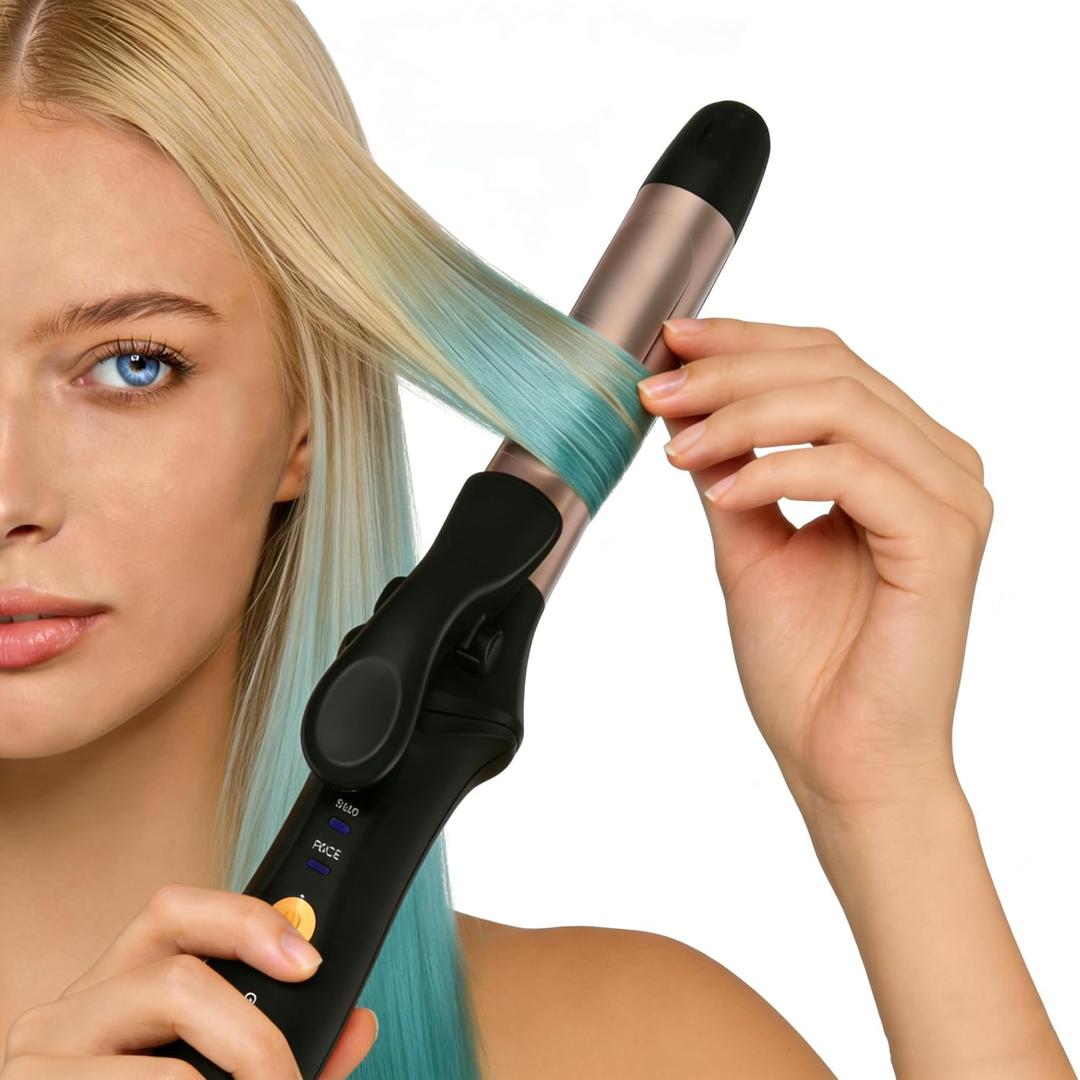 Cordless Curling Iron Hair Curler Curling Wand with 3 Temps Settings(302-356F)