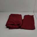 2Pcs Red Curtains 62x62Inc