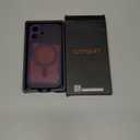 CANSHN Magnetic for iPhone 16 Case, Upgraded [Full Camera Protection] [Compatible with Magsafe] [Translucent Matte] Shockproof Protective Phone Case for iPhone 16 - Deep Purple