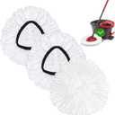 3 Pack Spin Mop Replacement Head Mop Refill Compatible with Oceda Triangle Swivel Mops Microfiber Swivel Mop Refill,Deep Clean,Machine Washable and Easy to Replace