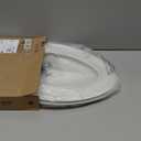 Bemis 7300SLEC Slow Close Toilet Seat, Easy Clean Hinges and Durable Plastic Seat, Made in USA, Elongated, White