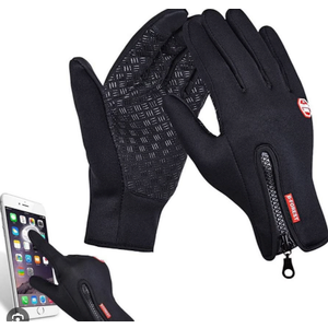 Winter Gloves, Thermal Touch Screen Windproof Gloves, Waterproof Windproof Non-Slip Thermal, Full Finger Mittens for Outdoor (Medium)