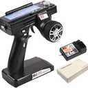 Targethobby Flysky FS-GT3B Rc Transmitter & FS-GR3E Receiver, 2.4Ghz 3 Channel Rc Car Remote Controller and Receiver