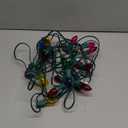 SUNSGNE 25Ft Multicolor Christmas Lights, C7 Incandescent Christmas Light with 27 Clear Vintage Outdoor Colorful Lights (2 Spare) for Holiday Prom Party Wedding Decor, Green Wire