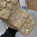 FREE SOLDIER Men's Work Tactical Boots 8 Inches Lightweight Combat Boots Durable Suede Leather Military Boot Desert Boot (9.5 Wide, Dark Tan)