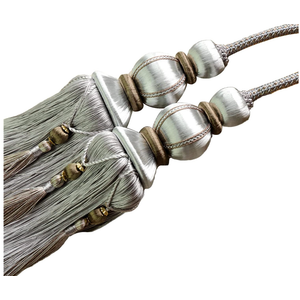 2pcs Elegant Woven Tassel Tiebacks for Curtain Home Decor Fall Decorations for Living