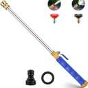 2026 Upgraded Jet Nozzle Power Washer for Garden Hose, 2-In-1 High Pressure Hose Nozzle with 2 Different Nozzles and Quick Connectors, High Pressure Washer Tools For Patio Pet Car Window Washing