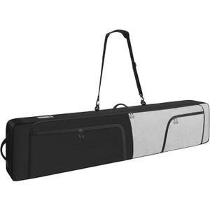 Padded Snowboard Bag Store & Transport Snowboards/Skis Up to 65 Inches, Ski Bag Waterproof Snowboard Bag for Air Travel