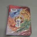 4 Pocket Trading Card Binder with 50 Removable Pages, Holds 400 Standard Cards, Secure Zipper Closure & PU Leather Cover for Collectible Games, Sports,TCG