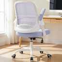 NEO CHAIR Office Computer Chair Ergonomic Mesh Back Flip-Up Arms, Purple