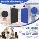 Dog Scratch Board Large Scratching Pad Multi-Functional Trimming Tool Alternative to Dog Nail Clippers and Pet Grinders Pet Nails Care for Dogs&Cats,Interactive Grooming Tool
