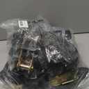 6 Pcs 1 Inch Ratchet Straps Heavy Duty 20ft Tie Down Strap Ratchet with Hooks, 2200 LBS Break Strength, Black Cargo Ratchet Straps for Motorcycle Straps Tie Downs, Appliances, Equipment