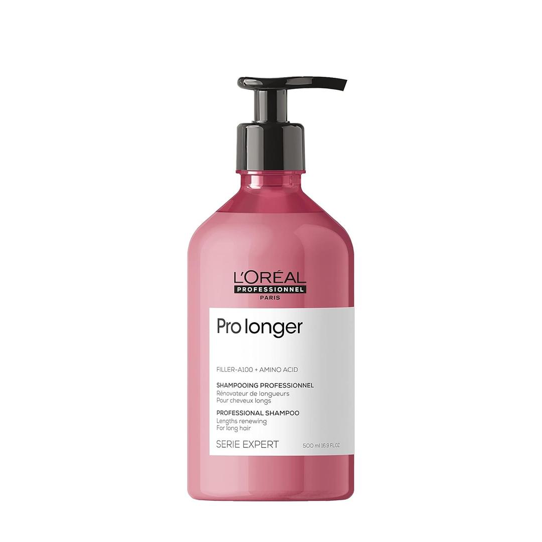 L'Oral Professionnel Paris Pro Longer Thickening Shampoo - Reduces Breakage & Appearance of Split Ends For Thin & Fine Hair Types, Adds Volume & Shine