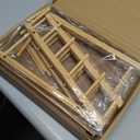 2-Piece Wooden Puzzle Storage Rack, Holder for Easel Board, Adult Puzzles Organizer Shelf