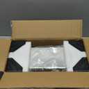 SHYFOY Mirrored Floating Shelves for Wall Decor Storage, Glitter Glass Wall Mounted Shelves for Bedroom, Living Room, Bathroom, Kitchen, Office and More, Set of 2, Silver