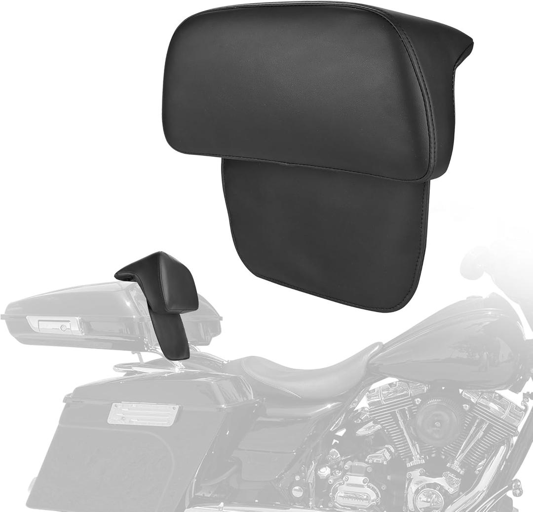 Chopped Razor Tour Pack Trunk Backrest Pad Fit For Touring Electra Glide FLHTCU, Road Glide FLTRXS FLTRU, Road King FLHRC FLHRXS, Street Glide FLHXS FLHXSE, Ultra Limited, Tri Glide, CVO 2014-2022