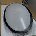 DLLT 65W Dimmable LED Flush Mount Ceiling Light with Remote, 32" Oval Brush Nickel Finish Close to Ceiling Light Fixture for Bedroom/Living Room/Kitchen Lighting, 3CCT Adjustable, Black