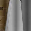 Large End Table Farmhouse Side Table Industrial Style Sofa Table Metal X Accent Wood Coffee Table NightStand with Storage Shelf for Living Room Bedroom White MLBZ16W