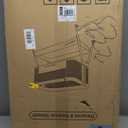 ANGELBLISS Baby Bassinet Bedside Sleeper, Easy Folding Portable Bassinet for Baby with Wheels, Adjustable Height, Included Mattress (Beige)