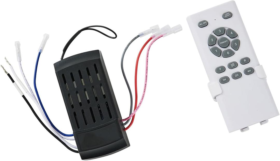 Ceiling Fan Remote Control Kit, Only for Forrovenco 52 Inch 3-Blade Ceiling Fans with Lights, Remote Control and Receiver Kit, with 6 Speeds, 3 Lights, Summer and Winter Modes, 52in