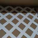 2' H x 4' W Classic White Lattice