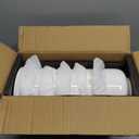 Kanwone Porcelain Bowl Set - 32 Ounce for Cereal, Salad and Soup, Bowls for Kitchen, Microwave and Dishwasher Safe - Set of 6, White