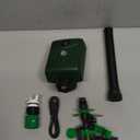 Motion Activated Animal Repeller with Water Sprinkler, Solar Powered Deer Repellent Devices, IP65 Waterproof Cat Repellent Outdoor with Flashing Light, Deter Foxes Skunks Dog Raccoons from Garden