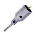 60mm (2-3/8") Concrete Hole Saw with 220mm SDS Plus Shank Connecting Rod Cement Hole Saw for Cement Brick Concrete Stone Wall(60mm)