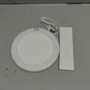 wowatt Battery Operated Ceiling Light Rechargeable Ceiling Lights with Remote Wireless Shower Lighting 3000K 4500K 6500K 7.48in Dimmable Timing Overhead Light for Closet Shower Living Room (1 Pack, 3CCT-Round)