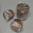 Acacia Wood Bowls: Handcrafted, Rustic, 6 Bowls of 3.75-inch, 0.25 liters Capacity Each