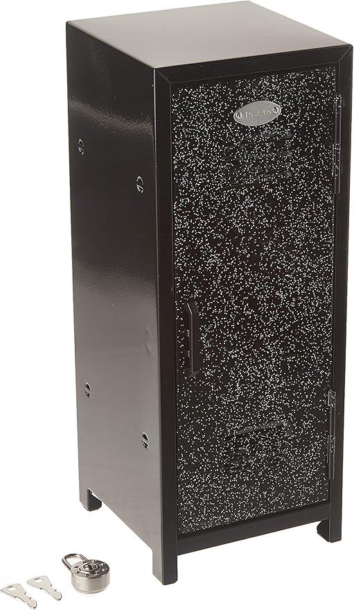 Mini Metal Locker with Glitter -11 Inch - 1 Pack,