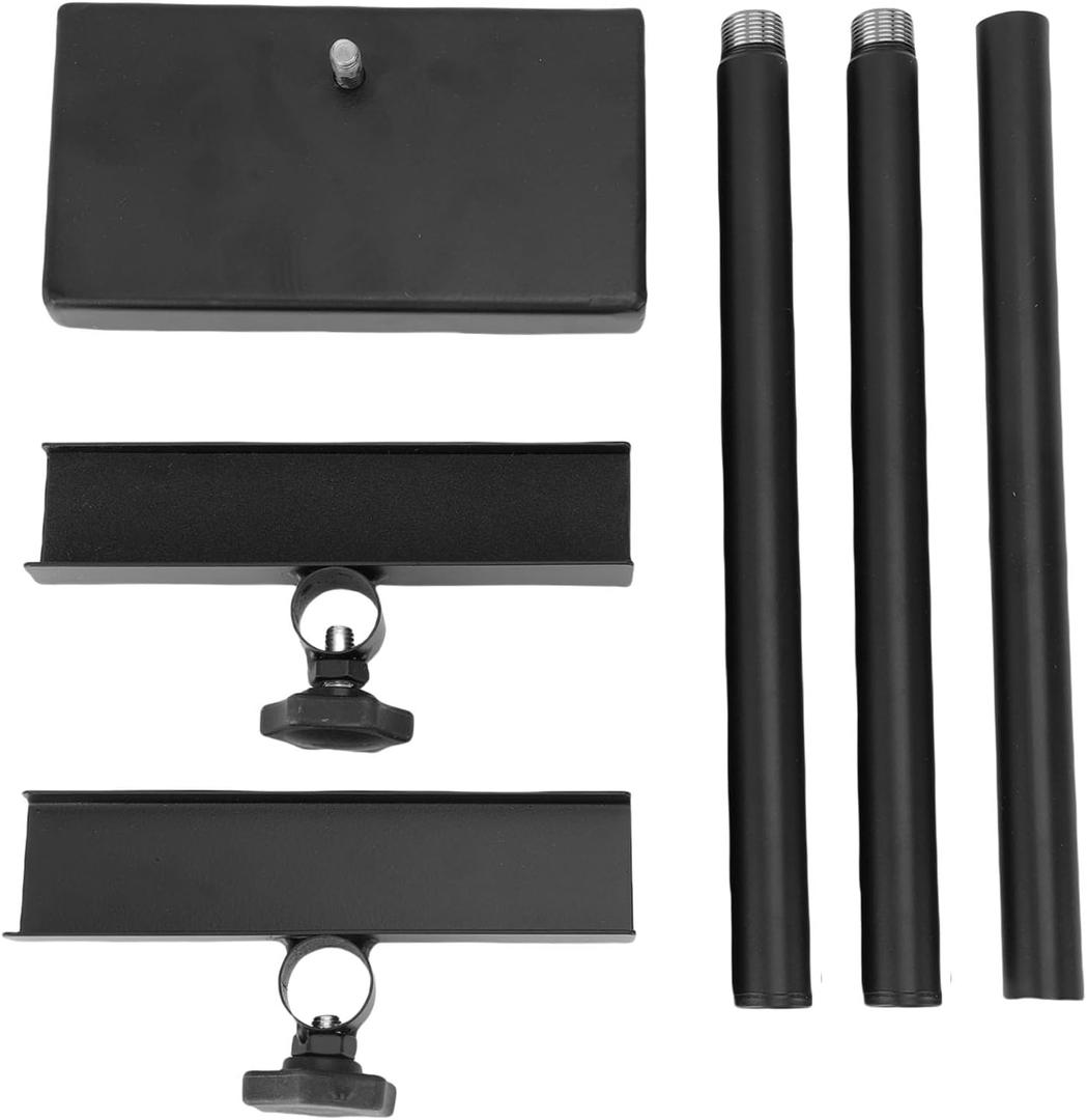 AUNMAS Adjustable Tabletop Easel Stand for Picture up to 29.7in Height 1.5in Depth Iron Picture Frame Stand to Display Art, Signs, Photos, Canvases