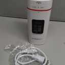 Travel Electric Kettle Portable 304 Stainless Steel LED Display Temperature Adjustable BPA Free Child Lock Mini Kettle,Small Hot Water Boiler Auto Shut-Off