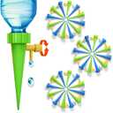 36 Pack Self Watering Spikes for Plant, Plant Dripper Automatic Plant Waterer, Plant Waterer for Garden Planter Indoor & Outdoor Vacation Adjustable Drip Irrigation