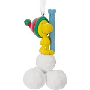 Hallmark Peanuts Woodstock with Snowballs Christmas Ornament
