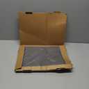 Windows Screen and Screen Door Replacement, 59"x106" Durable Fiberglass Screen Mesh- Window Screen & Sliding Screen Door Repair for Patio and Windows, Tooltriz (Charcoal/Black)