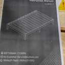 Sweetcrispy Twin Size Bed Frames, 12 Inch Height Wood Platform Bed Frame