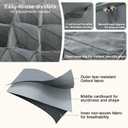 Shoe Organizer for Closet (2-Pack:16+24-Cell) | Large Collapsible Fabric Cube Storage Boxes w/Clear Cover | Fits up to 20-40 Pairs Sandals/Sneakers | Space-Saving for Bedroom & Small Spaces