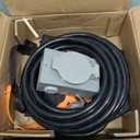 VEVOR 30 Amp Generator Cord and Power Inlet Box Kit, 25 FT Generator Extension Cord NEMA L14-30P/L14-30R STW 10 AWG with Twist Lock Connector, Pre-Drilled Inlet Box, ETL Listed
