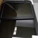 Horizontal RV Window, 30" W x 20" H Tinted Sliding RV Window with Net Screen and Trim Ring, Suitable for 15/16" or 1-3/8" and Slightly Thicker Up to 1/16" Walls, DOT Approved