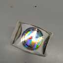 Fulmoon 2 Inch Thank You for Your Order Stickers 5 Star Review Delivery Label Freshness Food Delivery Accessories 5 Star Rating Reminder for Shopper Grocery Takeout Driver (Round,Holographic,500 Pcs)