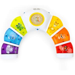 Baby Einstein Glow & Discover Light Bar Musical Toy, Activity Station, Sitting Up and Tummy Time Toy, Color and Animal Learning Toy, Infant Ages 3 Months+