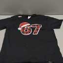 67 Meme Funny Christmas Red Plaid Xmas Pajamas Slang Kids T-Shirt, Size: Medium