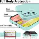 Compatible with Xiaomi 13 Lite Case Silicone Liquid Dark Green, Soft Smooth Touch for Xiaomi 13 Lite Phone Case Silicone Shockproof Thin Cover (Blue)