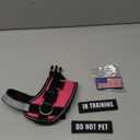 JUSTYEZI Essential Dog Harness with 3 Leash Clips - No-Pull, Adjustable, Comfortable Pet Vest Harness for Small to Large Dogs - Easy On, No Choke, Reflective, Padded Harness for Walking and Training (XS(Neck:11-14",Chest:14-16"), Rose red)