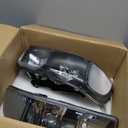 oEdRo Headlight Assembly Compatible with 1999 2000 2001 2002 2003 2004 2005 2006 GMC Sierra 1500 2500 3500/00-06 GMC Yukon Headlamp with Clear Lens Black Housing